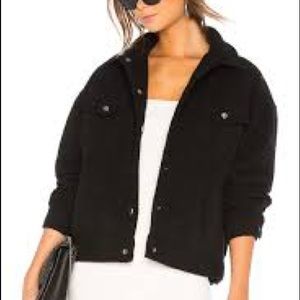 By the way Margot Oversized jacket in black
